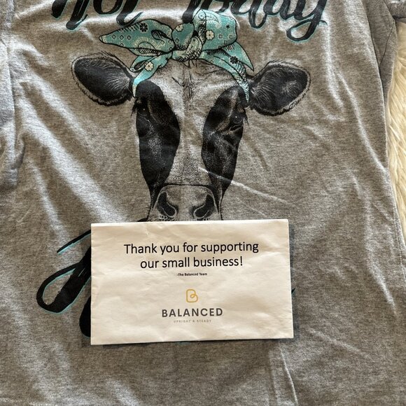 Lost Creek Tractor Supply womens Not Today Heifer Tee M farm - Picture 7 of 7